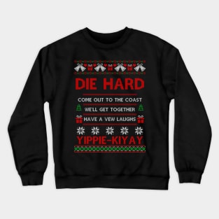 Die Hard Movie Ugly Christmas Crewneck Sweatshirt